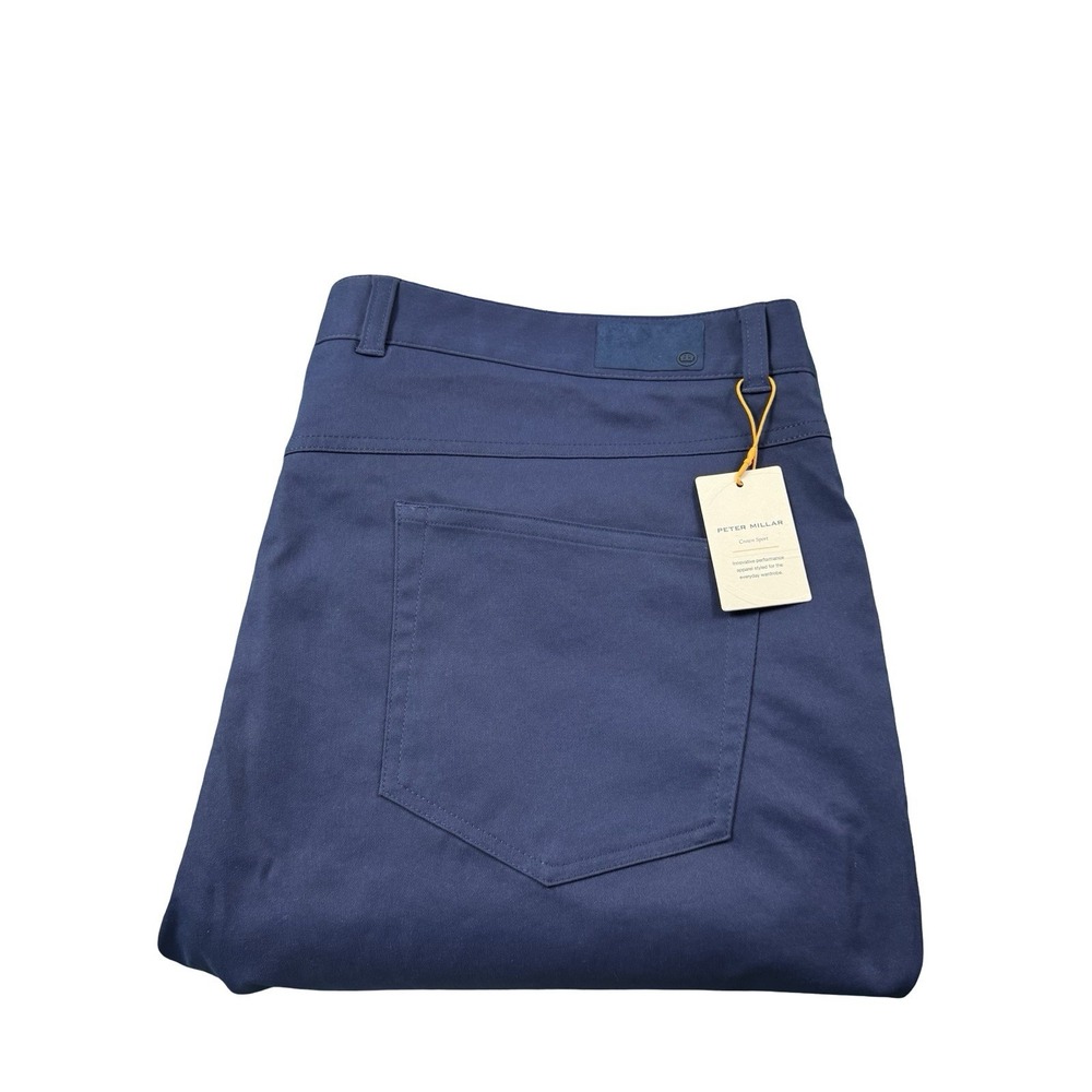 Peter Millar Navy EB66 Mens Performance 5 Pocket Pant 44x33 ME0EB66FBT NWT